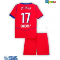 Paris Saint-Germain Vitinha #17 Rezervni Dres za djecu 2025-26 Kratak Rukav (+ Kratke hlače)